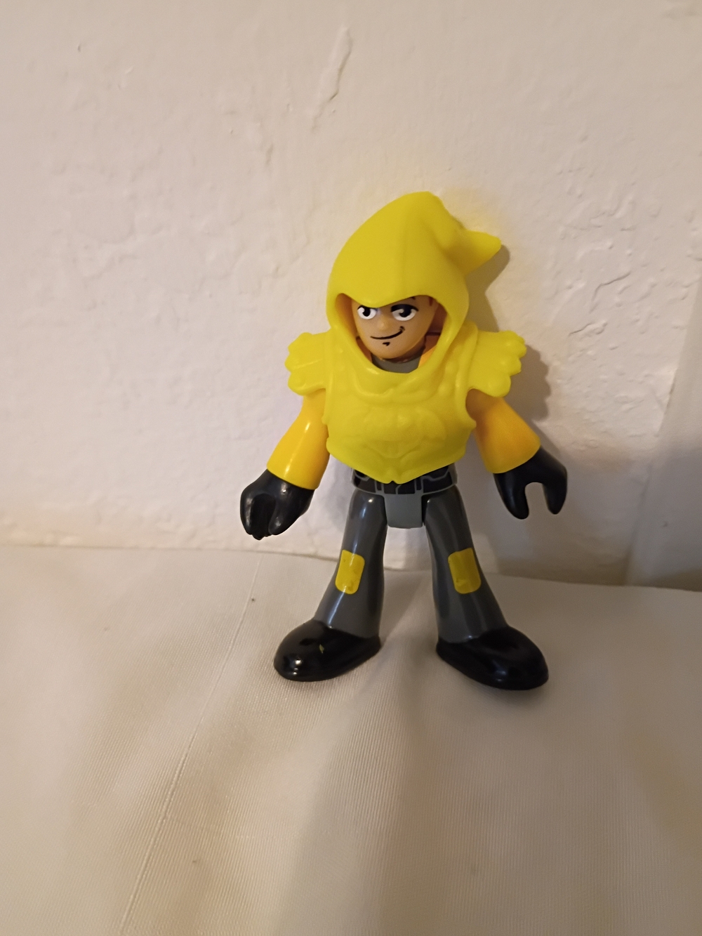 Yellow Hooded Hero Action Figure - Kids Toy